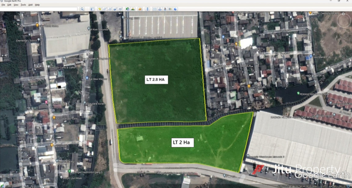 Disewakan Tanah Open Yard di Marunda 4.9 Ha Area Industri dan Gudang