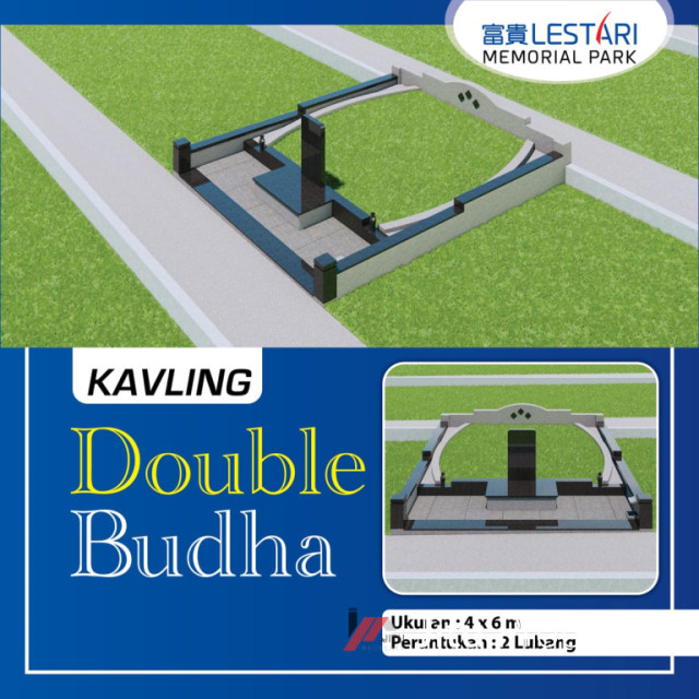 Kavling Makam Lestari Memorial Park Tipe Double Zona A (DJ) No. 448