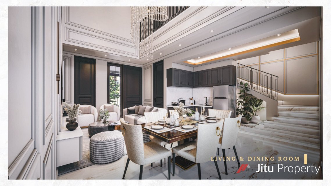 Dijual Unit Rumah Tipe 7 Regent 3 Lantai Bukit Podomoro Jakarta Timur