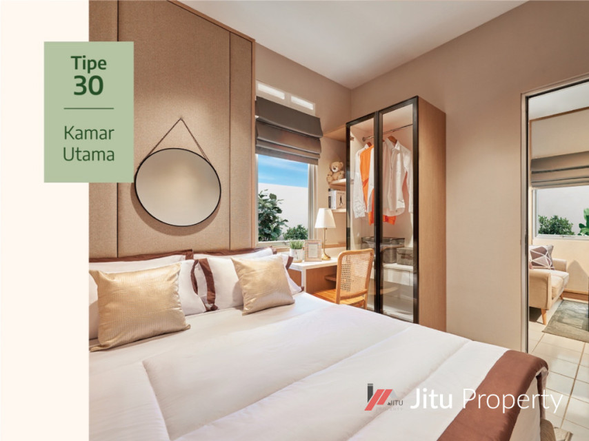 Dijual Rumah Kota Podomoro Cluster Green Magnolia Type 30/60 MNT 08/02