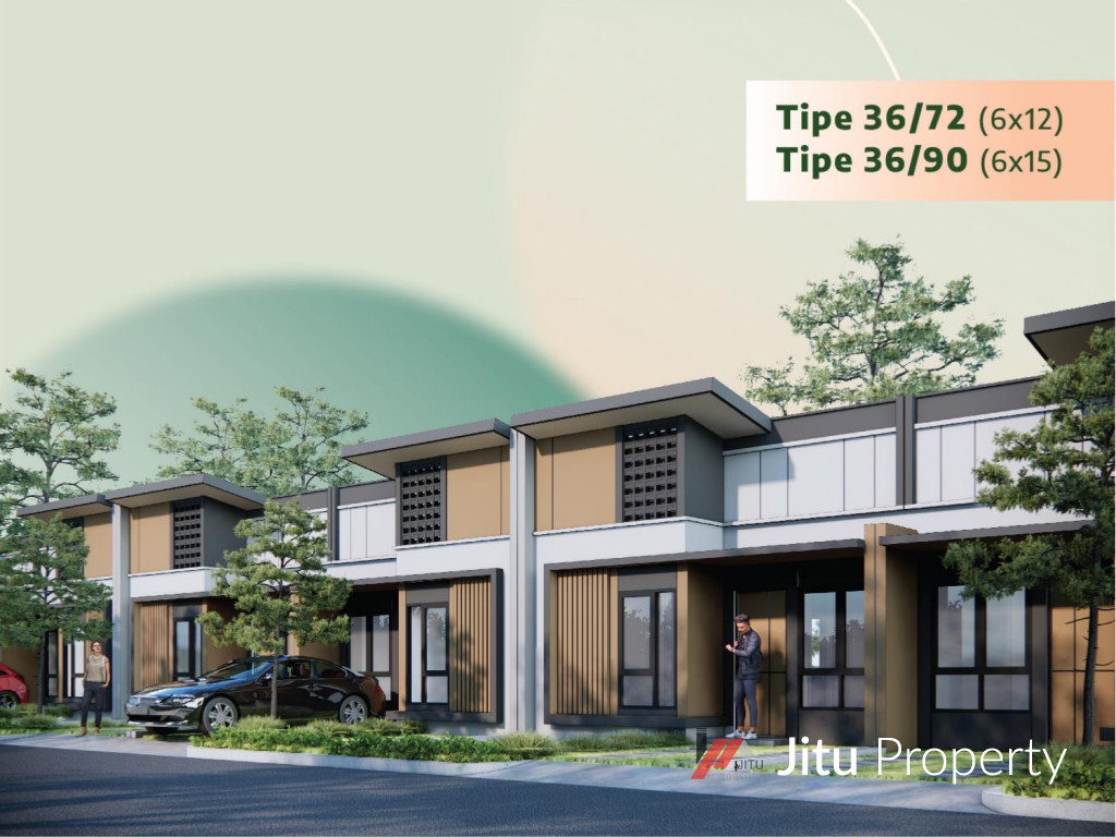 Dijual Rumah Kota Podomoro Cluster Green Magnolia Type 36/72 MNT 03/02