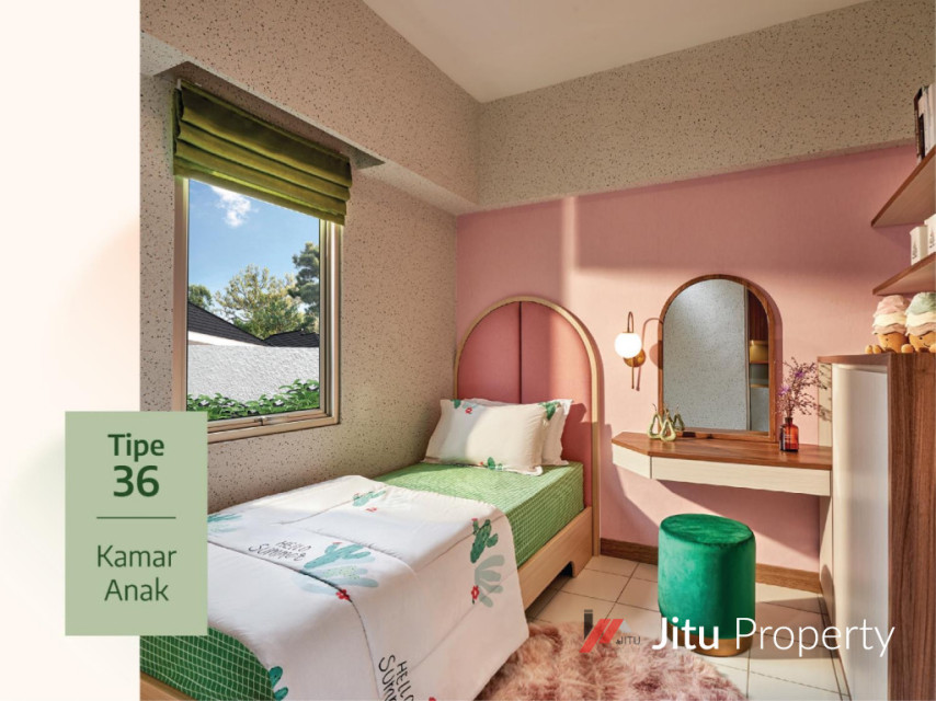Dijual Rumah Kota Podomoro Cluster Green Magnolia Type 36/72 MNT 03/02