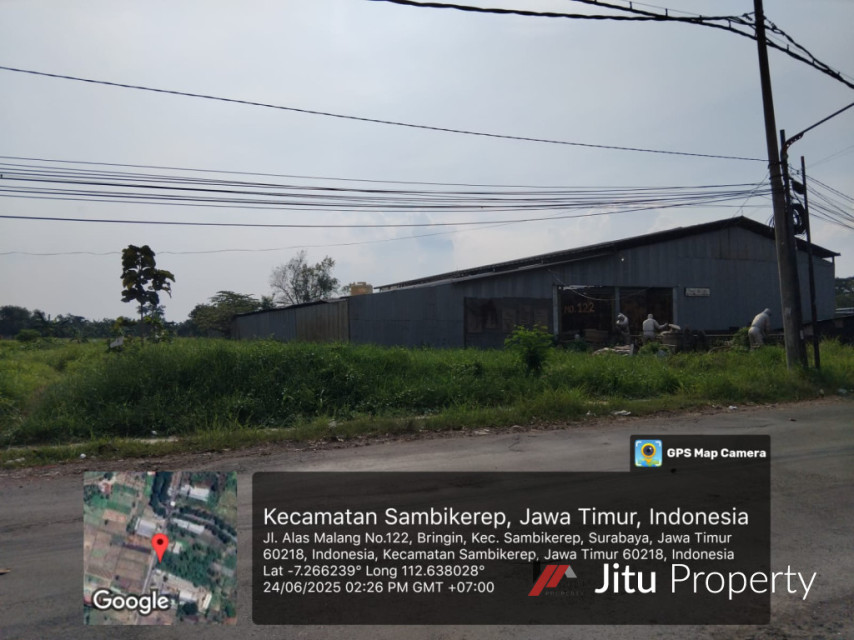 Dijual Tanah Lokasi Raya Made Kecamatan Sambikerep Surabaya Barat