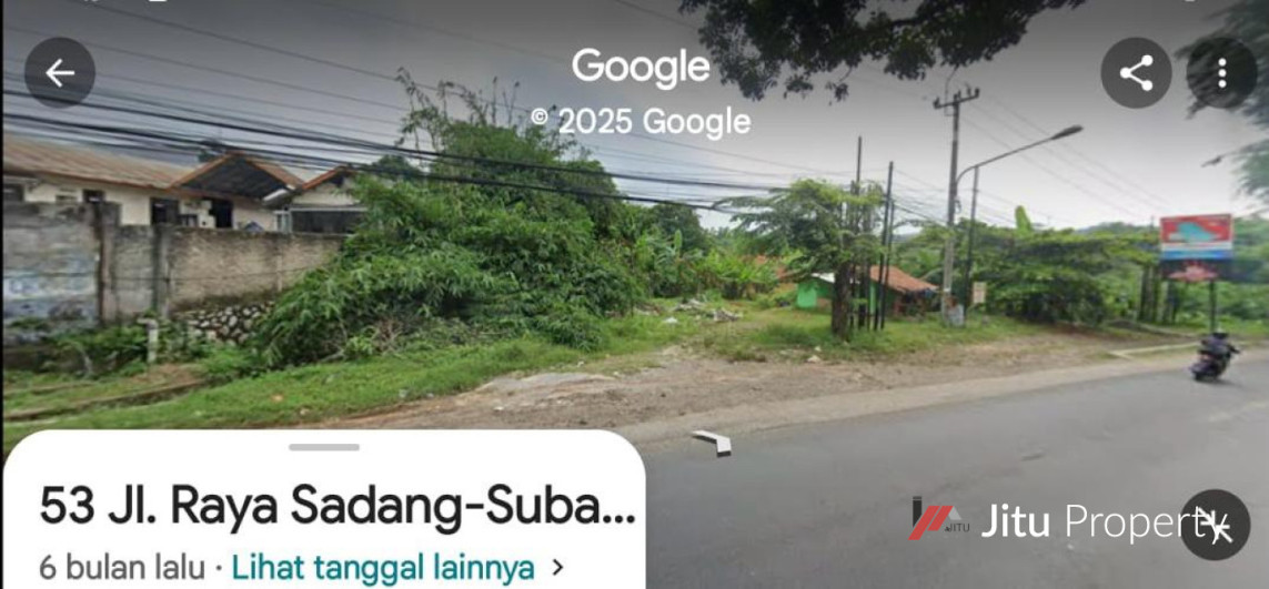Dijual Tanah 18 Ha di Jalan Raya Sadang Subang, Purwakarta, Jawa Barat