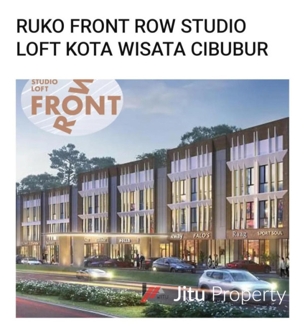 Ruko New 3 Lantai Front Love Kota Wisata Cibubur Kab. Bogor