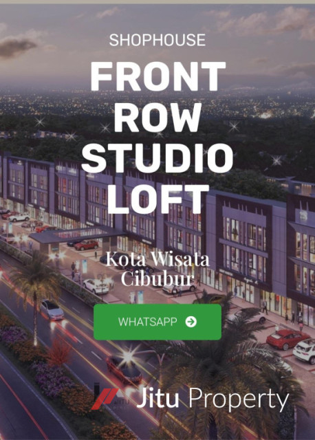 Ruko New 3 Lantai Front Love Kota Wisata Cibubur Kab. Bogor