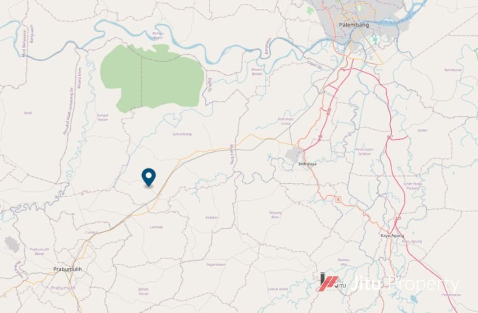 BU.  Jual Murah Tanah 1,5 Ha di Sumatera Selatan. Palembang