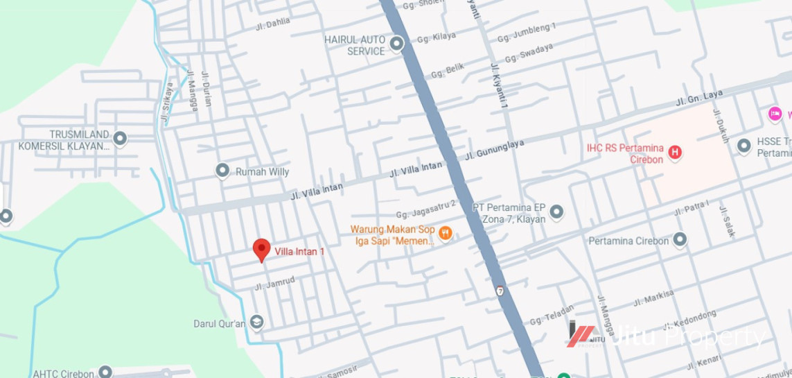 Dijual Rumah Murah Di Villa Intan 1 Klayan Cirebon Jalan Lebar