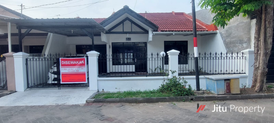 Disewakan Rumah Lega 200 m² Siap Huni di Wisma Mukti Surabaya Timur
