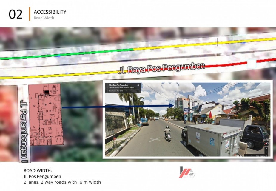 Dijual Kantor di Jl. Raya Pos Pengumben No.50 Jakarta Barat
