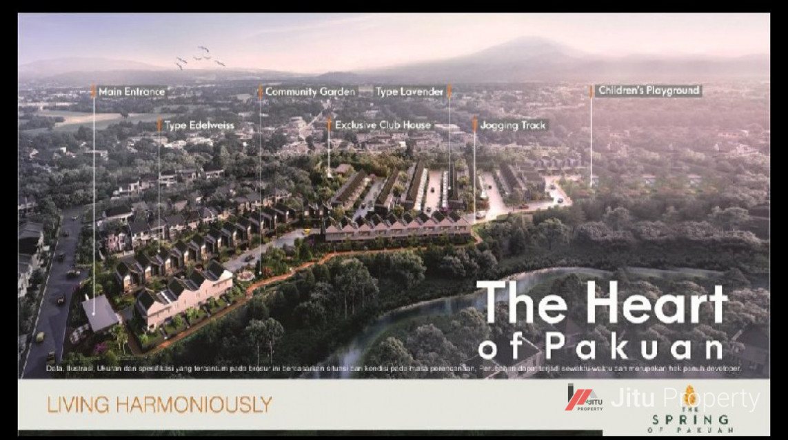 Dijual unit rumah di The Spring Of Pakuan Bogor Barat