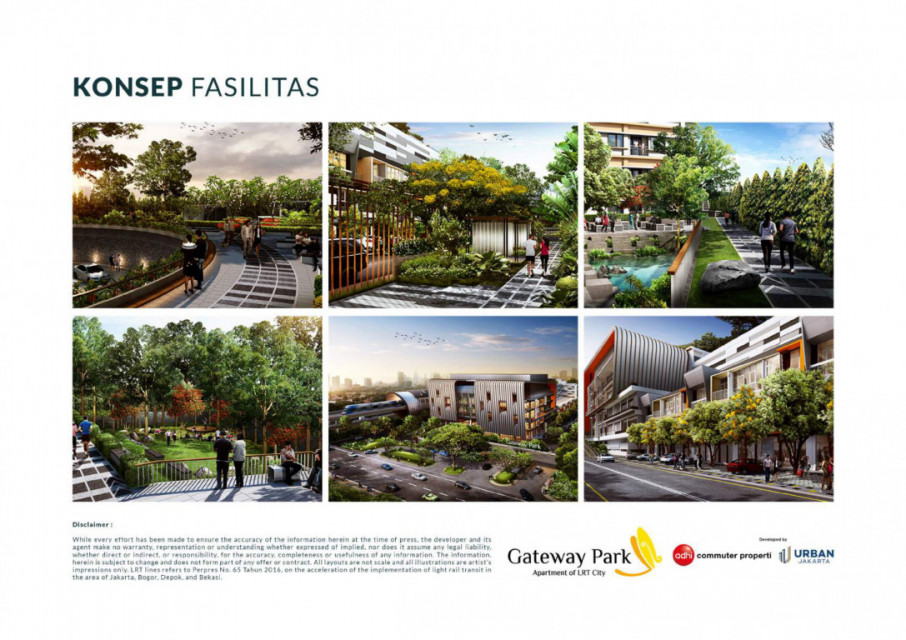 Gateway Park Apartment (1 BR) Lantai 2 Nomor unit 39