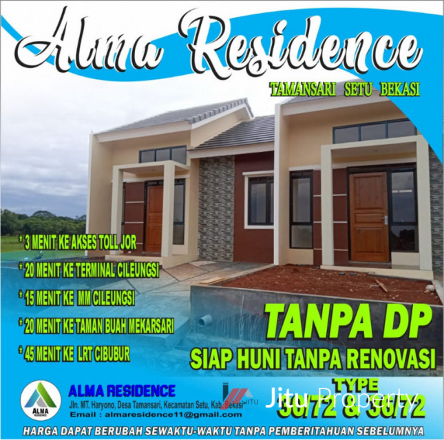 Dijual rumah di Perumahan Murah Taman Sari Bekasi Timur 