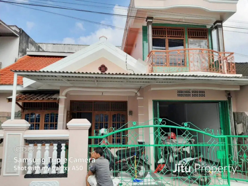 Dijual Rumah Murah 2 Lantai Lokasi Strategis di Tengah Kota Palembang