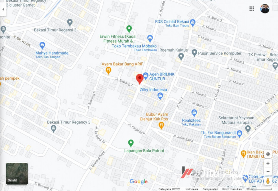 Dijual Rumah 2 Lantai Lokasi Strategis di Mustikajaya Bekasi Timur