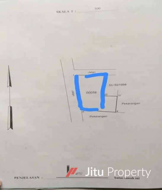 Rumah Dijual Posisi Hook Strategis Dekat Bandara Adisucipto Sleman