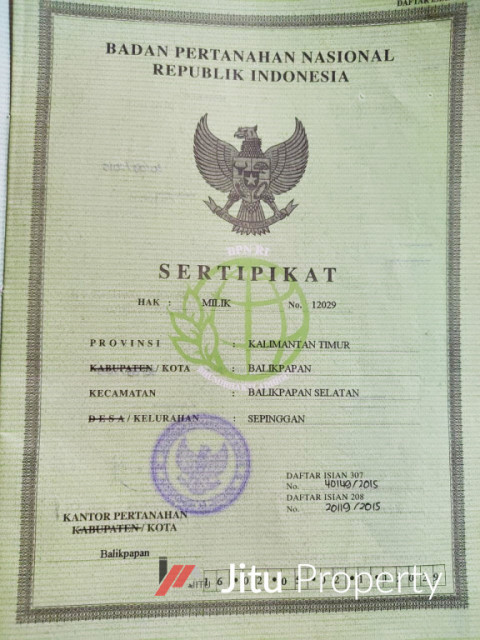 Dijual Ruko dan Gudang Strategis di Ruhui Rahayu II Kota Balikpapan