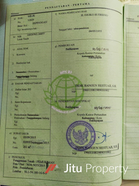 Dijual Ruko dan Gudang Strategis di Ruhui Rahayu II Kota Balikpapan