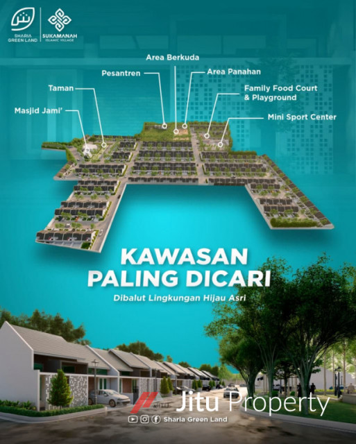 Rumah Dijual Di Purwakarta Type 40/66 Sukamanah Islamic Village