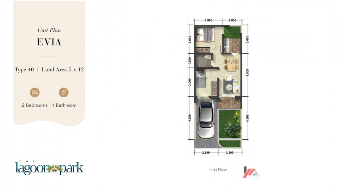 Rumah Dijual The Lagoon Park Tipe Evia E8 No. 12 Bogor