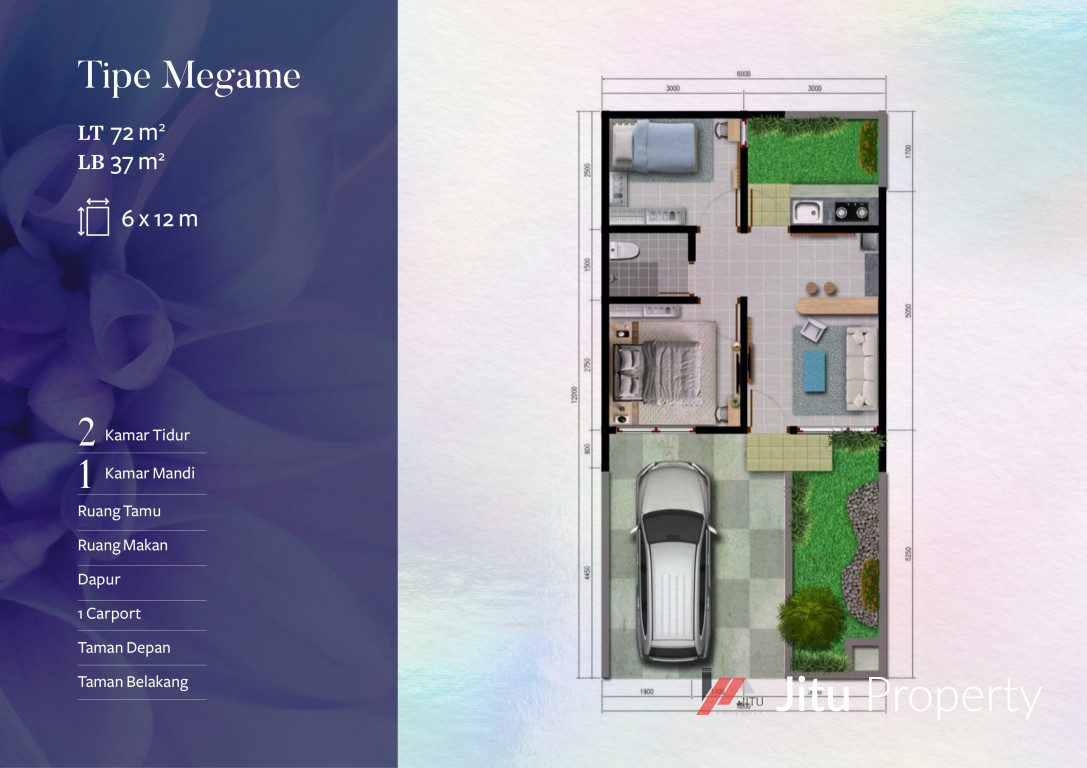 Dijual Rumah Tipe Luxury Classic 3 Lantai Bukit Podomoro Jakarta Timur
