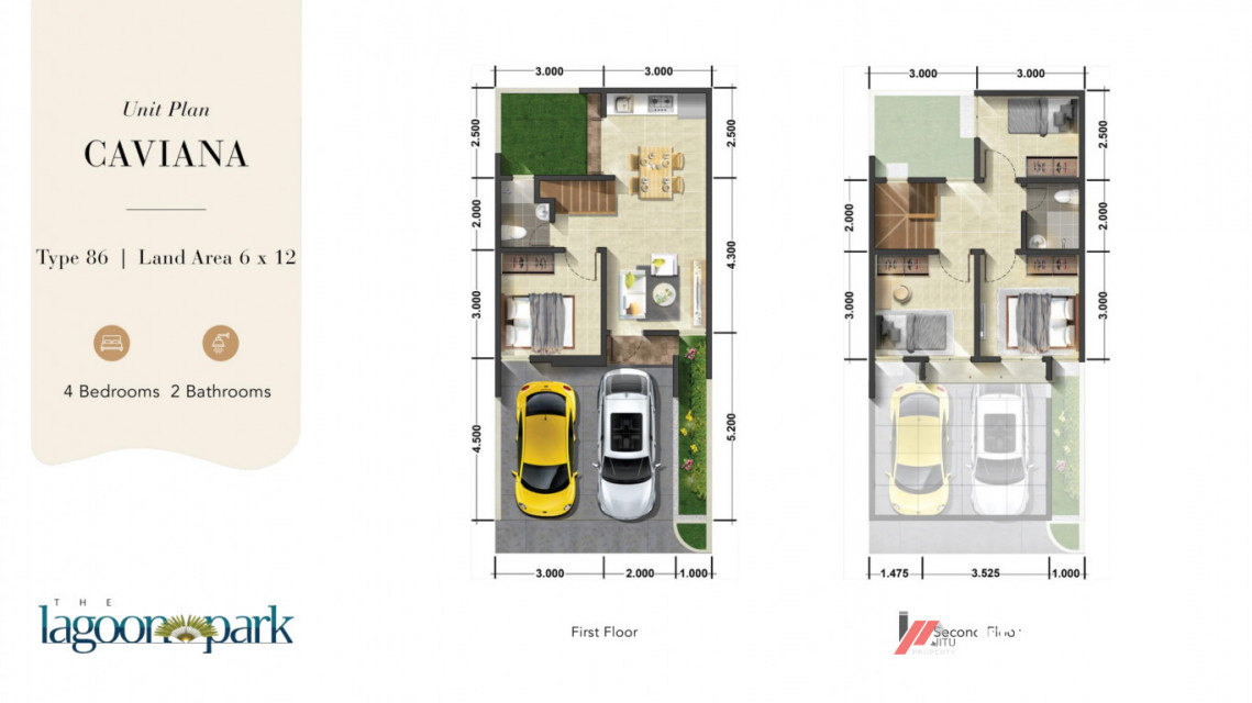 Rumah Dijual The Lagoon Park Tipe Caviana Blok E1 No. 5 Bogor