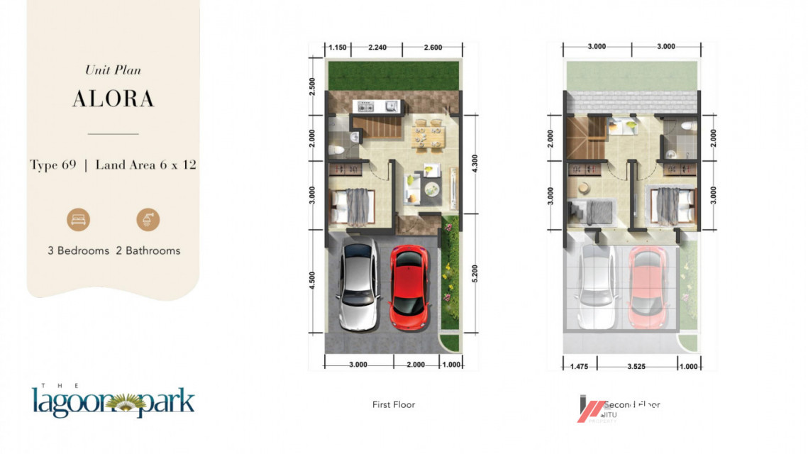 The Lagoon Park Tipe Alora Blok E1 No. 23 Kab. Bogor Jawa Barat