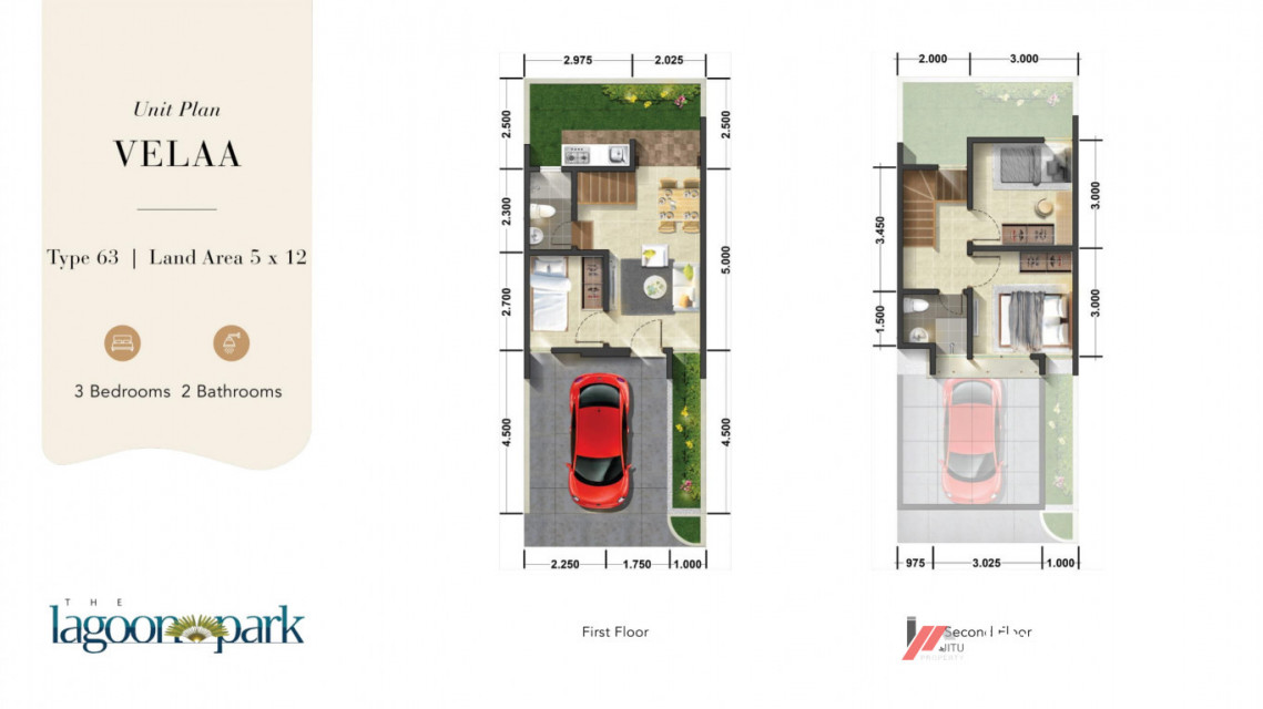 The Lagoon Park Tipe Velaa Blok E6 No. 5 Kab. Bogor