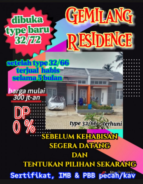 Perumahan Gemilang Residence di Jalan Raya Tanah Baru