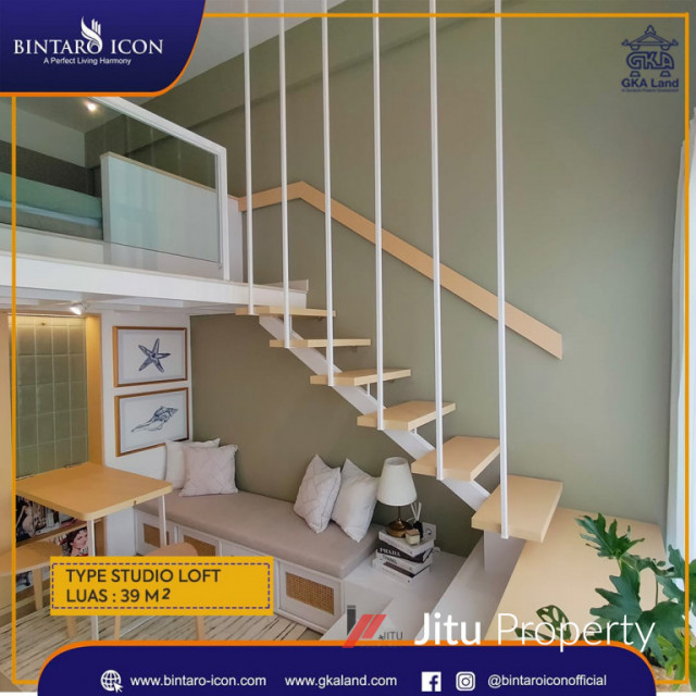 Bintaro Icon, Tower Chrysant type Japanese studio Loft