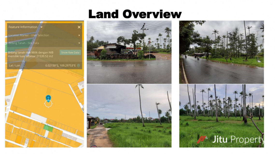 Tanah dijual, pontianak kalimantan barat Strategis