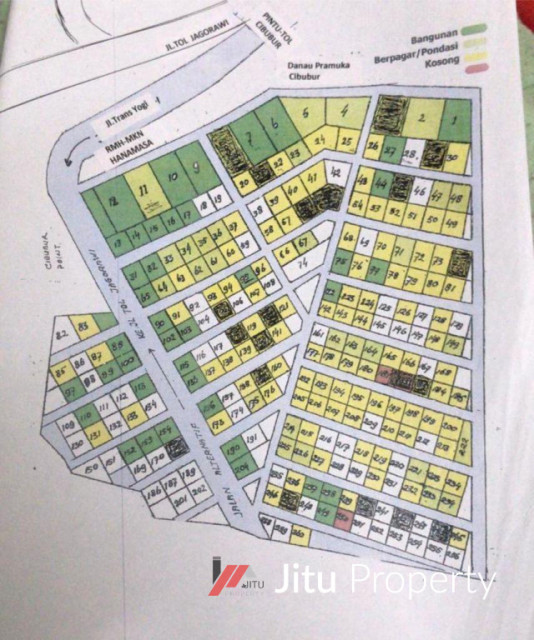 Dijual Tanah 200m2 di Jln Alternatif Cibubur Depok