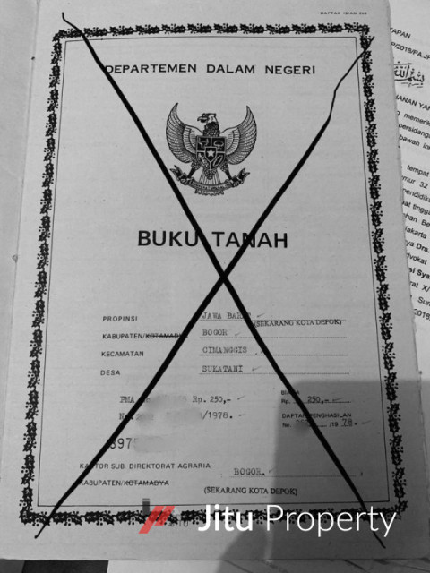 Dijual Tanah 200m2 di Jln Alternatif Cibubur Depok