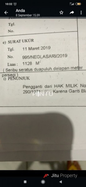 Dijual Sebidang Tanah Dan Bangunan Strategis Di Neglasari, Tangerang