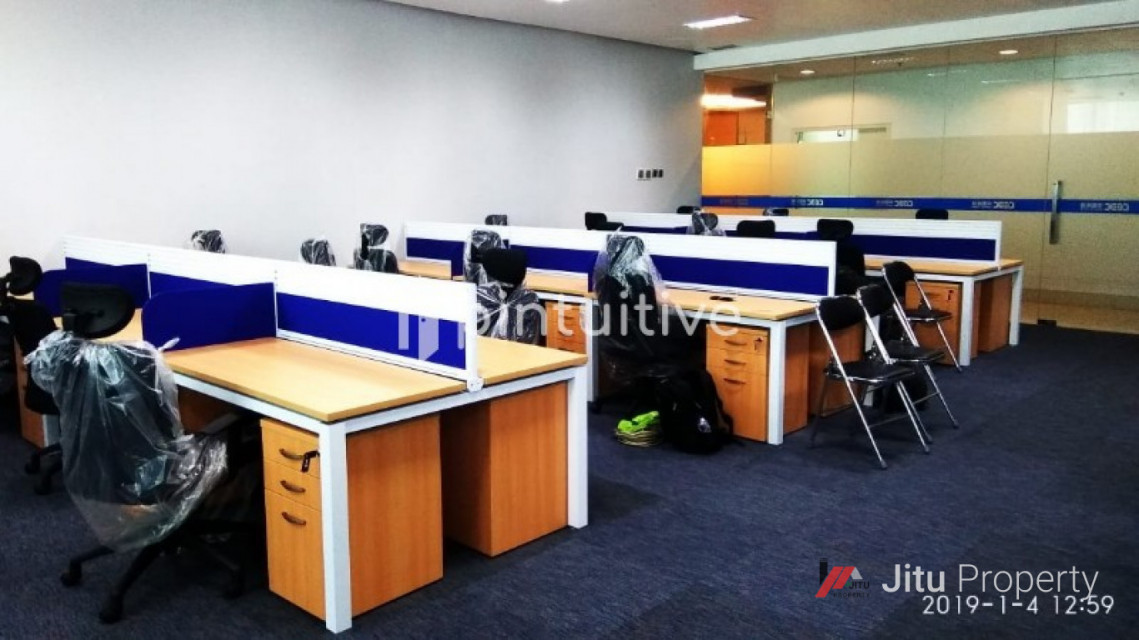 Jual Ruang Kantor Luas 127,91 M2 Apl Tower At Central Park Jakarta Bar