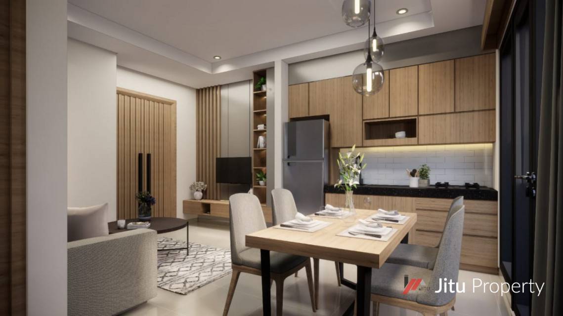 Rumah Cantik Dua Lantai di Perumahan Palem Lestari Jatisampurna Bekasi