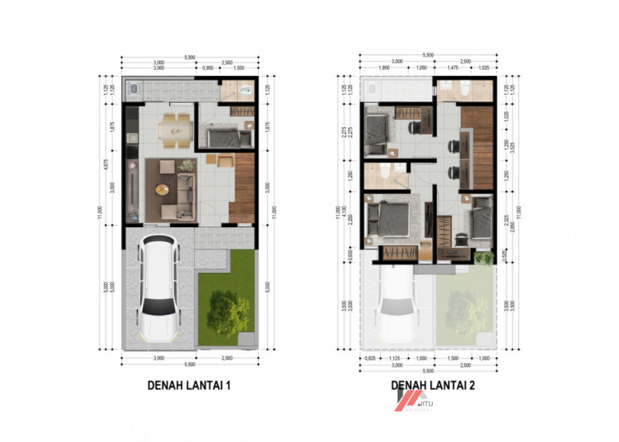 Dijual Rumah Syariah di Perumahan Grey House di Pusat Kota Serang