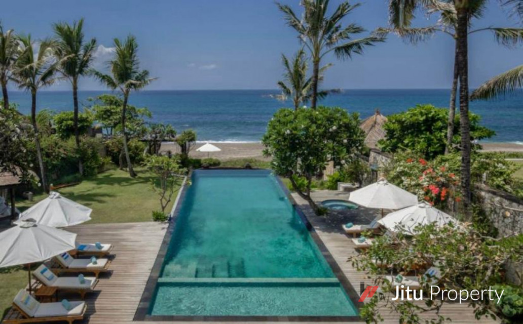 Dijual villa modern mewah canggu beachfront luas 600m2