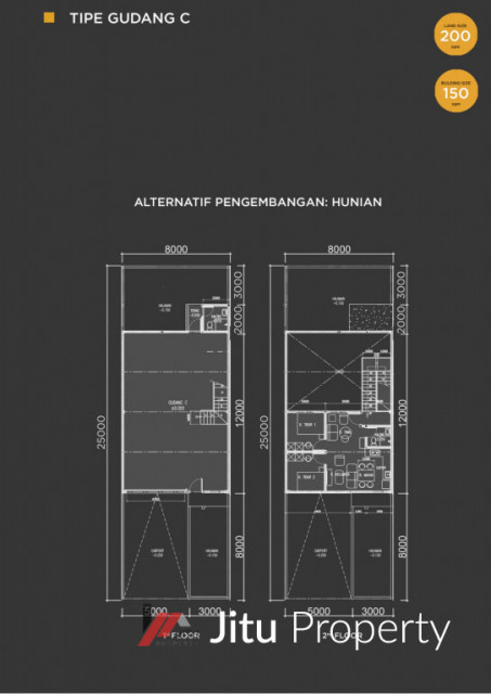 Dijual Gudang C Parahyangan FO & Business Park Blok C No. 42