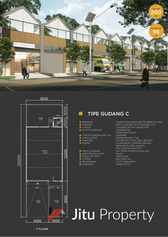Dijual Rumah di Spring Valley 5 Tipe C No. 10 Perumahan Sentul City