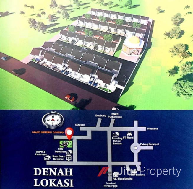 Dijual Rumah Minimalis Di Perumahan Grand Imperium Dawuhan Strategis