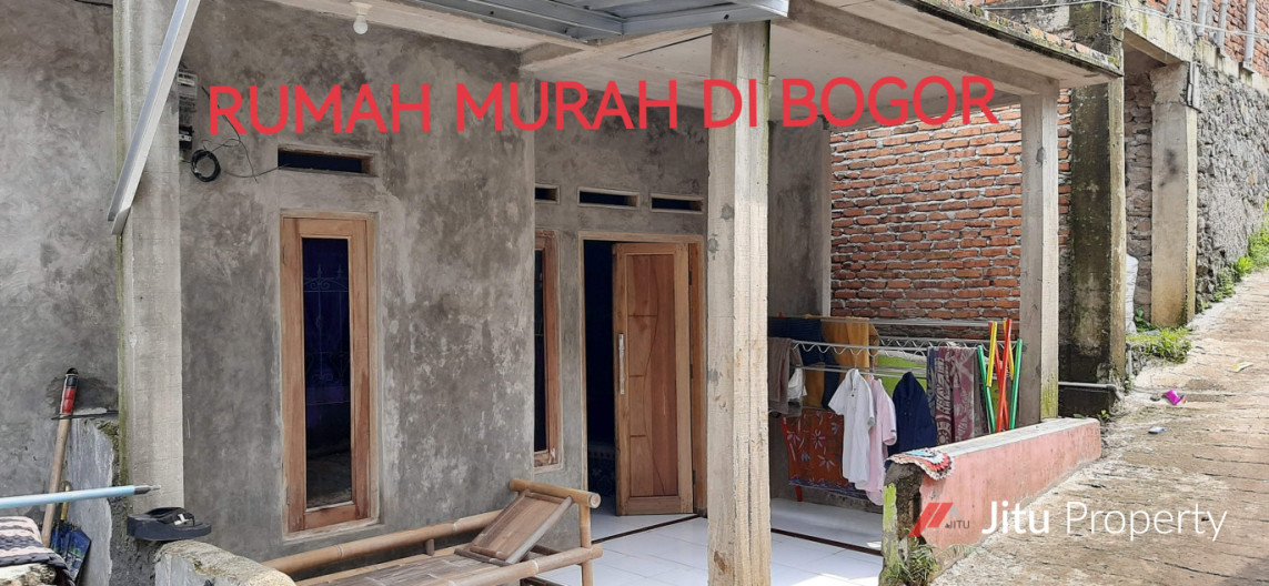Rumah murah belakang kios selangkah dari jalan angkot, bogor
