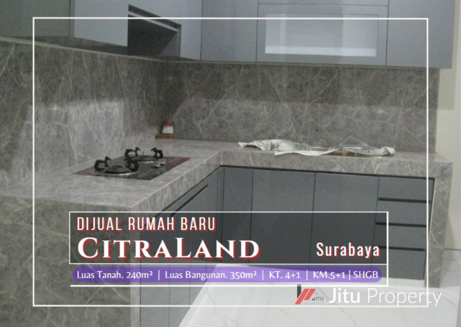 Dijual Rumah Baru Modern Minimalis di Citraland Somerset Surabaya