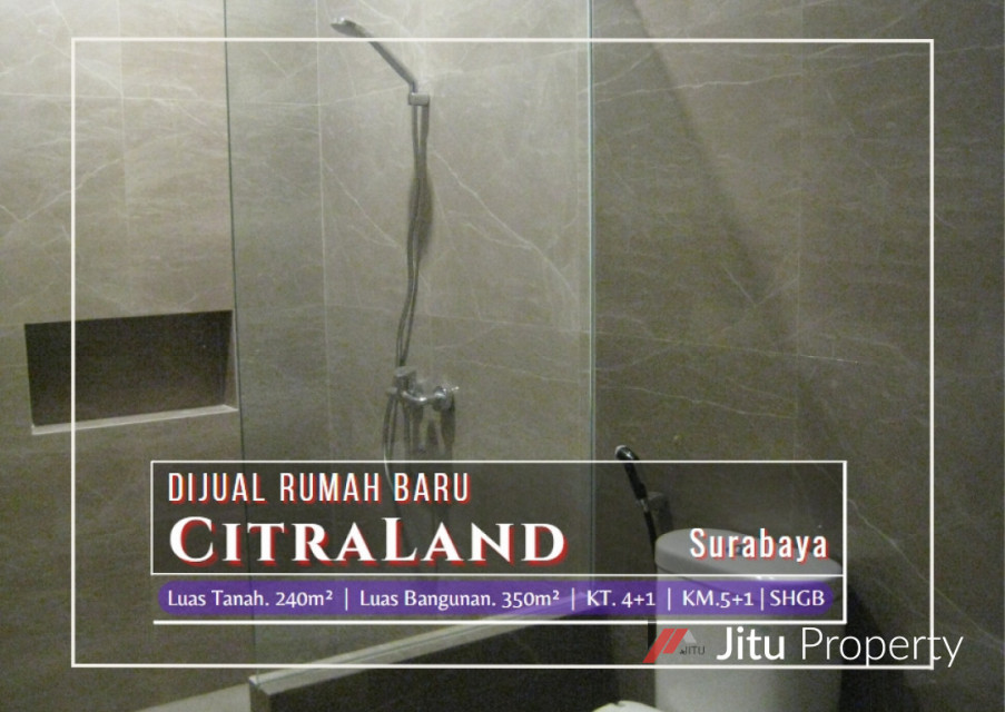 Dijual Rumah Baru Modern Minimalis di Citraland Somerset Surabaya