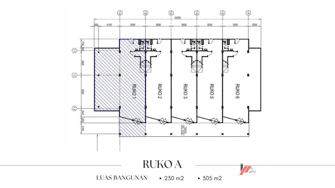 Dijual unit Ruko di Kawasan Royal Sentul Park, Ruko A1 Kabupaten Bogor