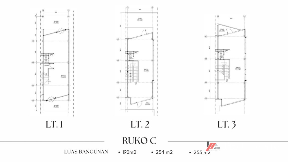 Dijual unit Ruko Kawasan Royal Sentul Park Ruko C-19 Kabupaten Bogor