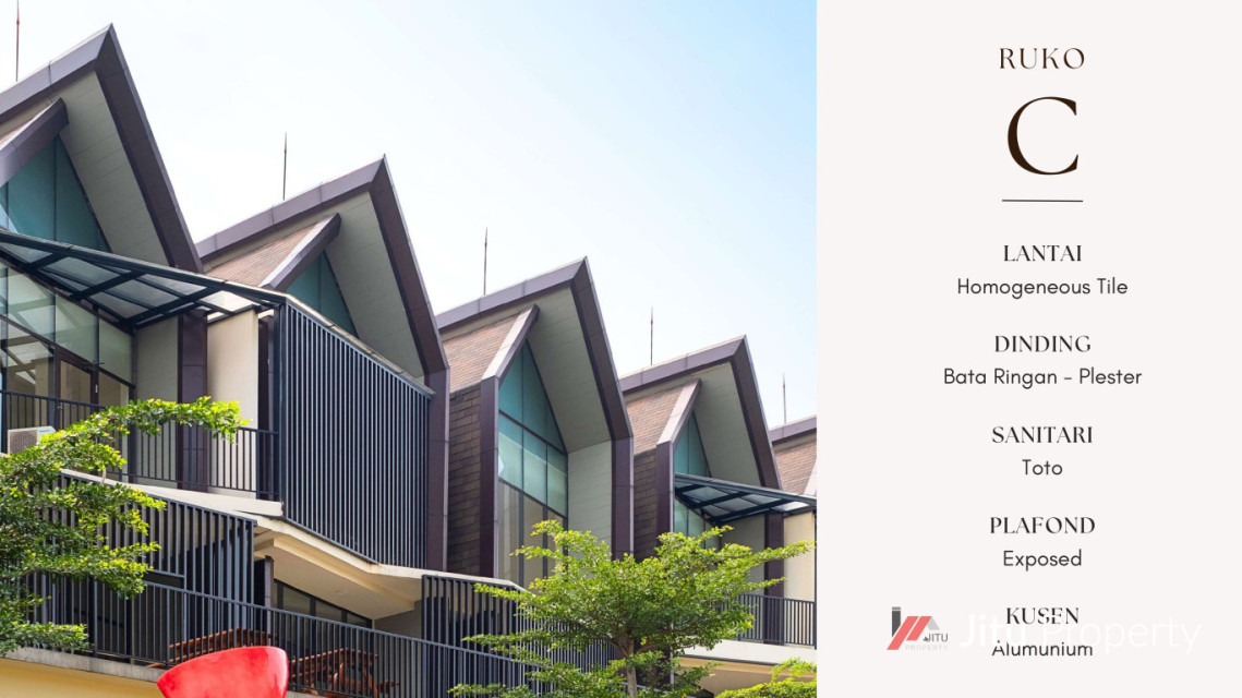 Dijual unit Ruko Kawasan Royal Sentul Park Ruko C-21 Kabupaten Bogor