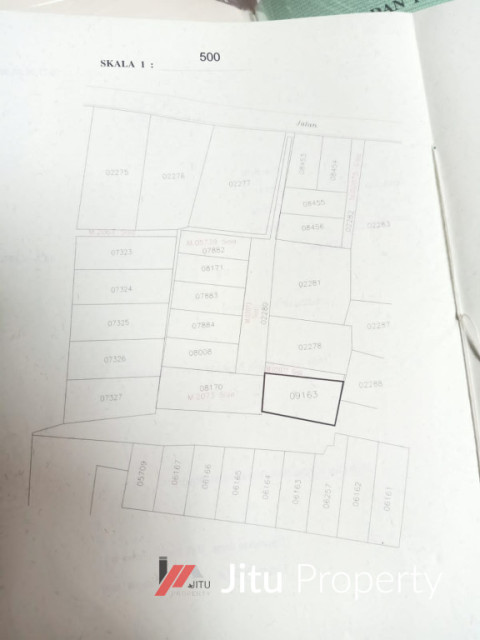 Dijual Tanah murah 128 m2 dalam Kavlingan di Kalimulya Depok