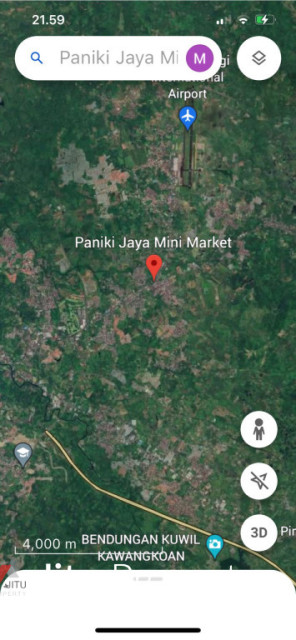 Tanah Strategis Dekat Airport Sam Ratulangi Manado 80.000m2 