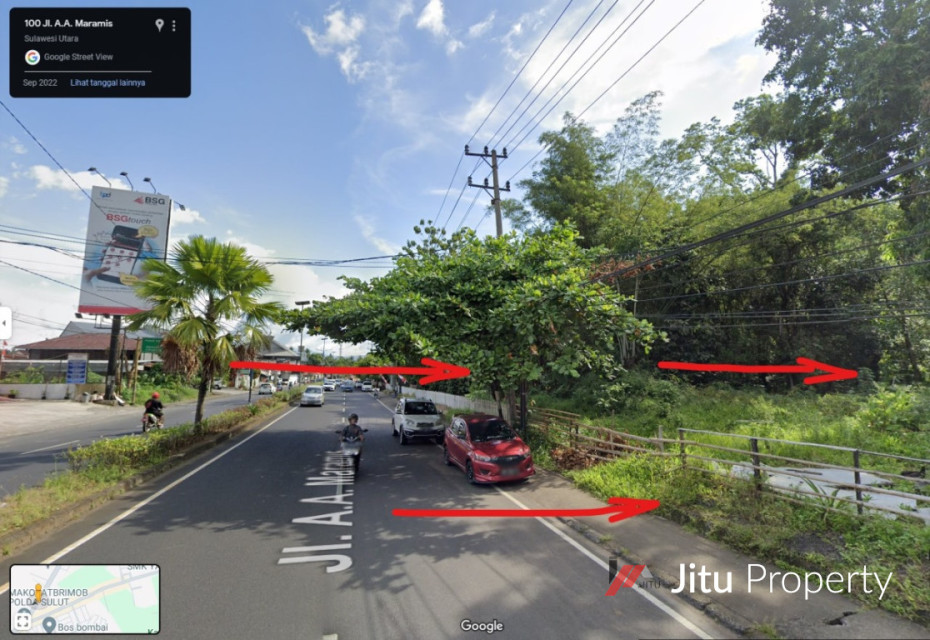 Tanah Strategis Dekat Airport Sam Ratulangi Manado 80.000m2 